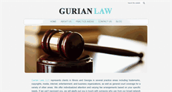 Desktop Screenshot of gurianlawoffice.com